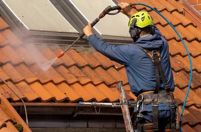 Démoussage et hydrofuge de toiture à Réole